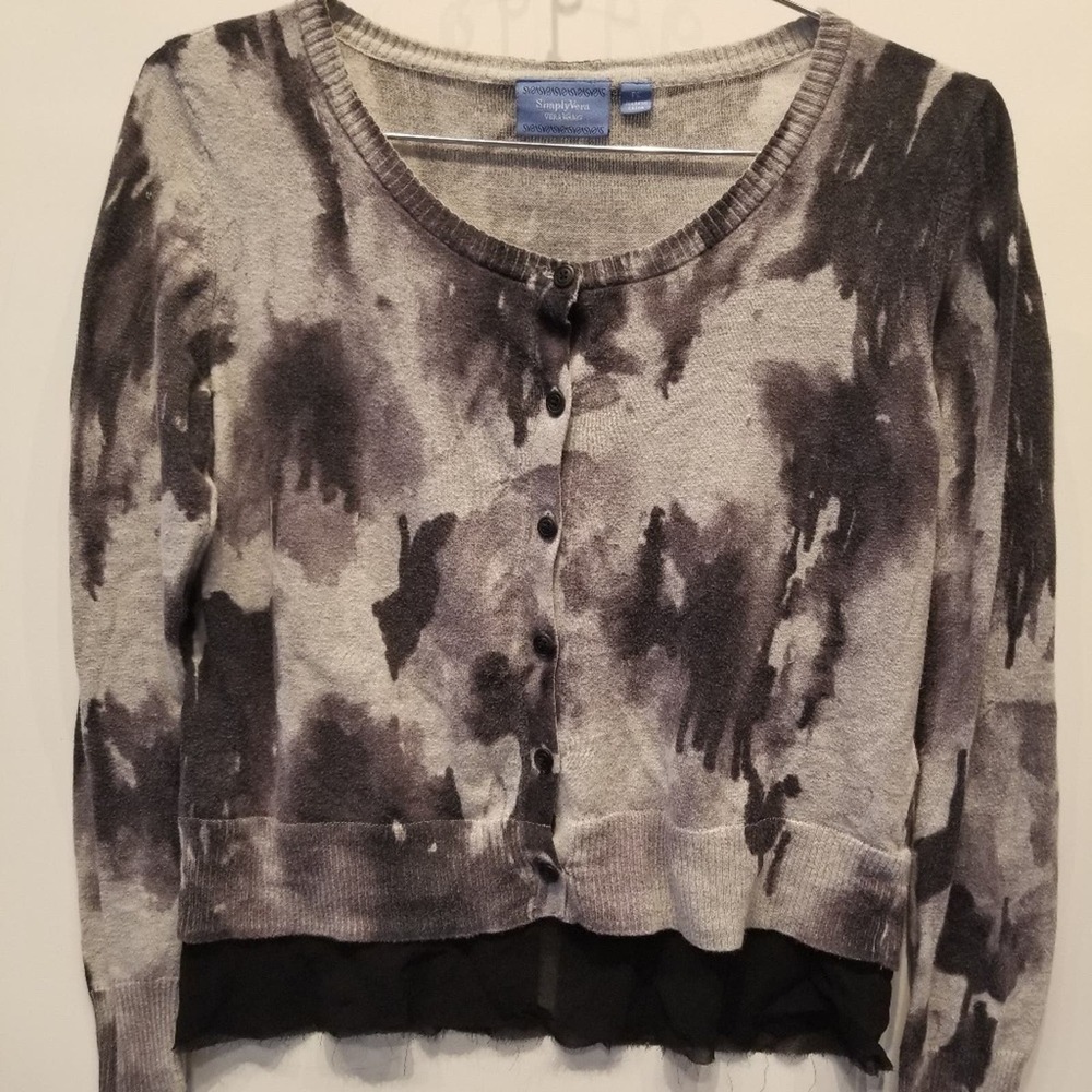 Simply Vera Cardigan Button‎ Down Size M